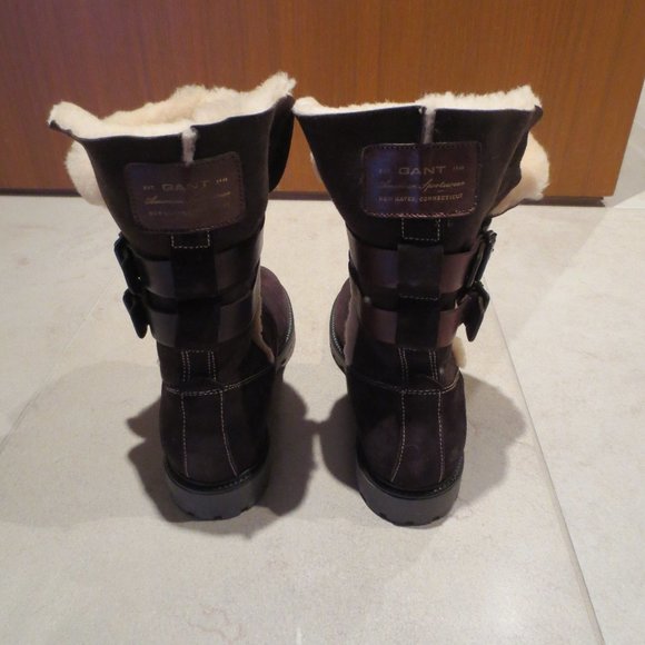 GANT Shearling Boots - NEW - Picture 7 of 9